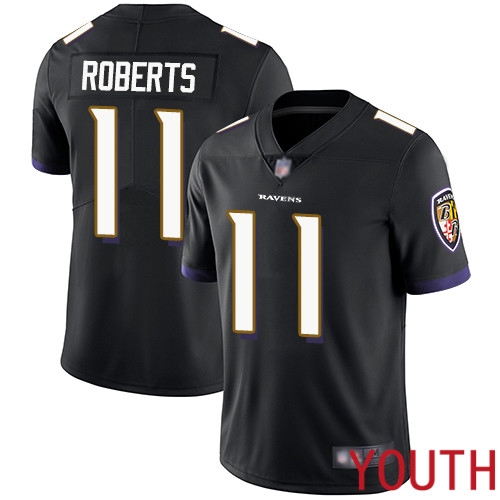 Baltimore Ravens Limited Black Youth Seth Roberts Alternate Jersey NFL Football 11 Vapor Untouchable